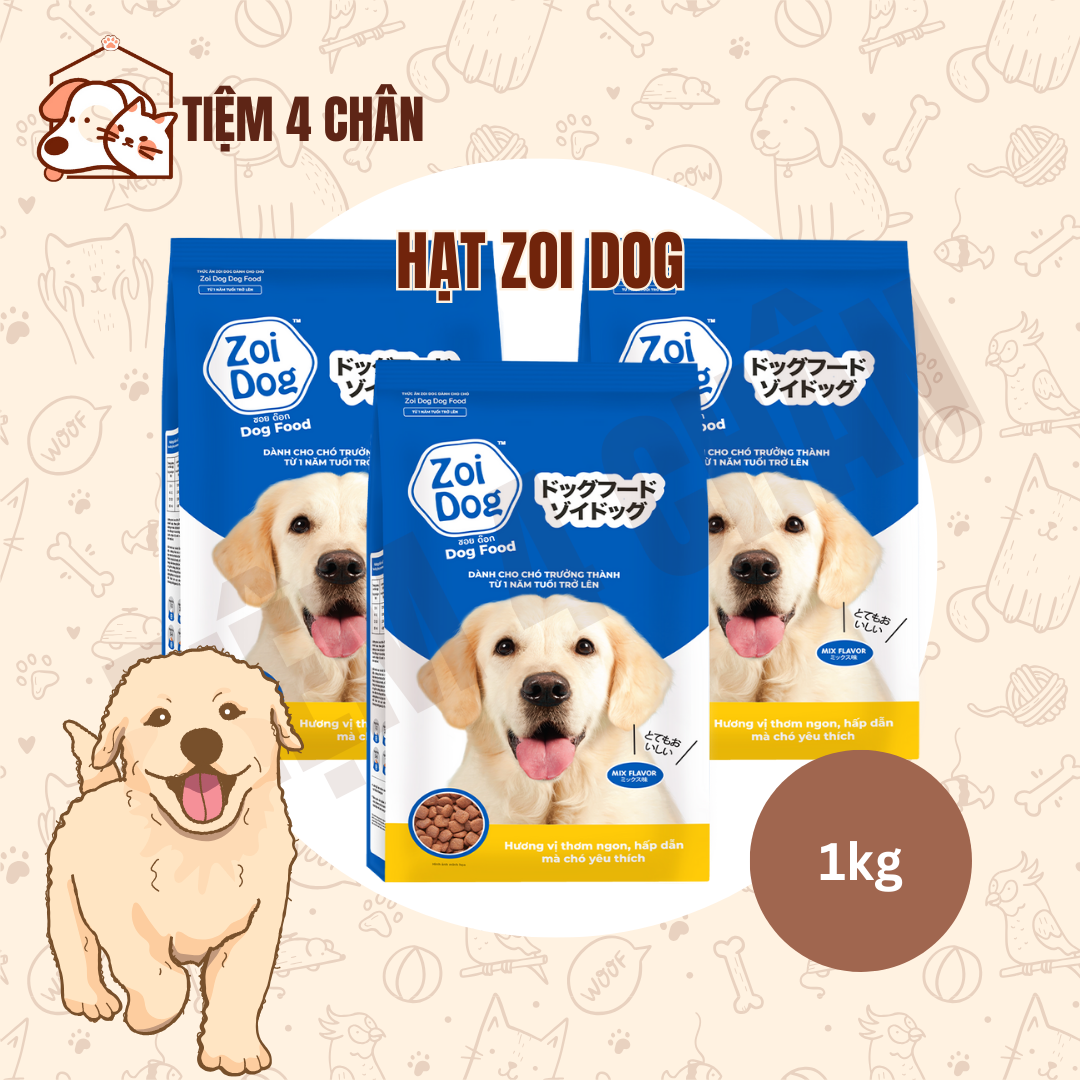 Thức ăn khô hạt Zoi Dog cho chó tiết kiệm công nghệ Nhật Bản