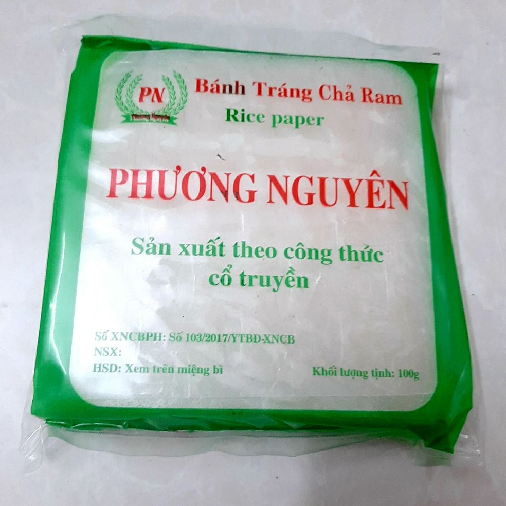 BÁNH TRÁNG CUỐN CHẢ RAM 1BICH [100GR]