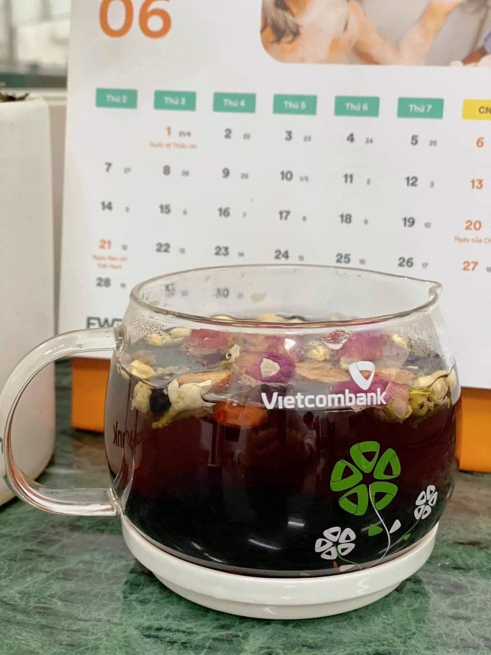 Trà hoa gạo lứt rẫy