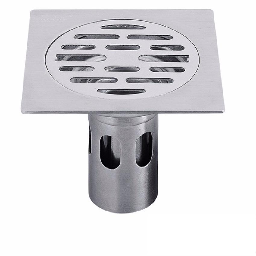 Thoát Sàn Inox Thông Minh Dạng Phễu Nước Ngăn Mùi Hôi TI0356