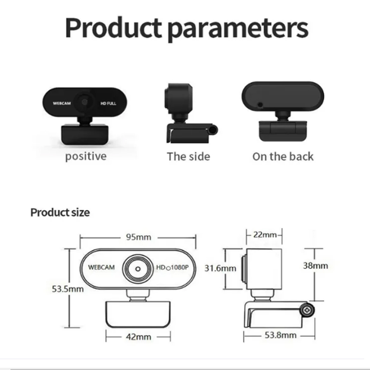 Webcam 8MP Độ phân giải 4K có Microphone Tự động Lấy nét & Ánh sáng Giao Diện 5P mắt kính \ Logitech C170\ A6 A03 Q20 Q59