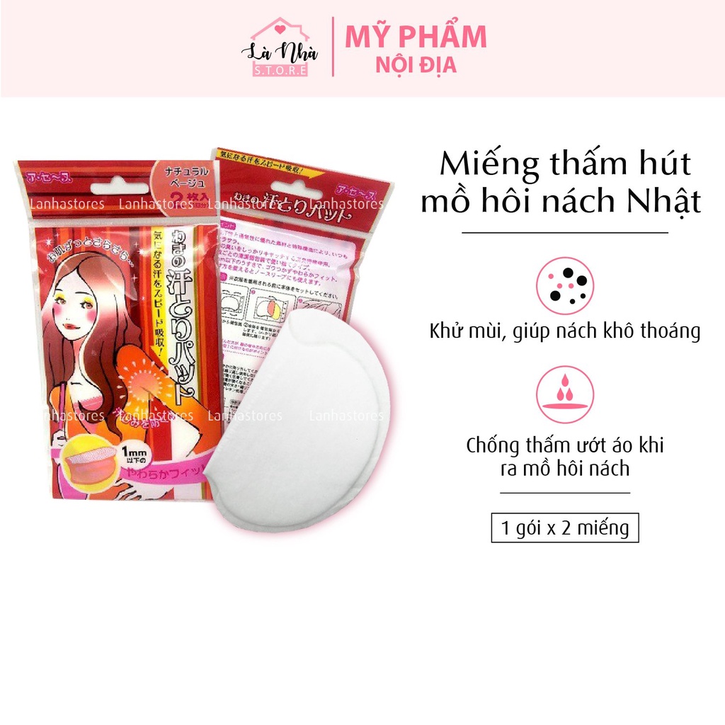 50 Miếng dán thấm mồ hôi nách