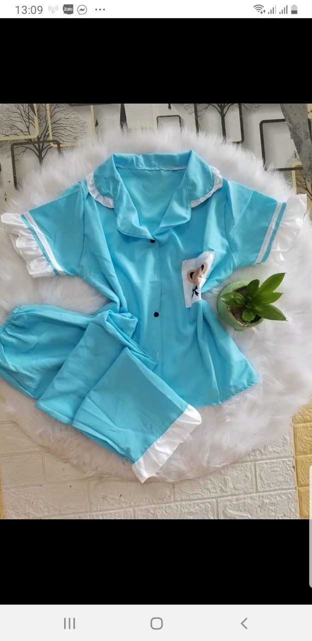 bộ lụa hàn trơn [dưới 58kg]