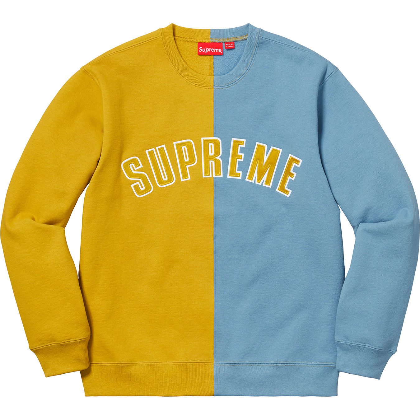 Áo nỉ nam nữ Supre Split Crewneck Sweatshirt
