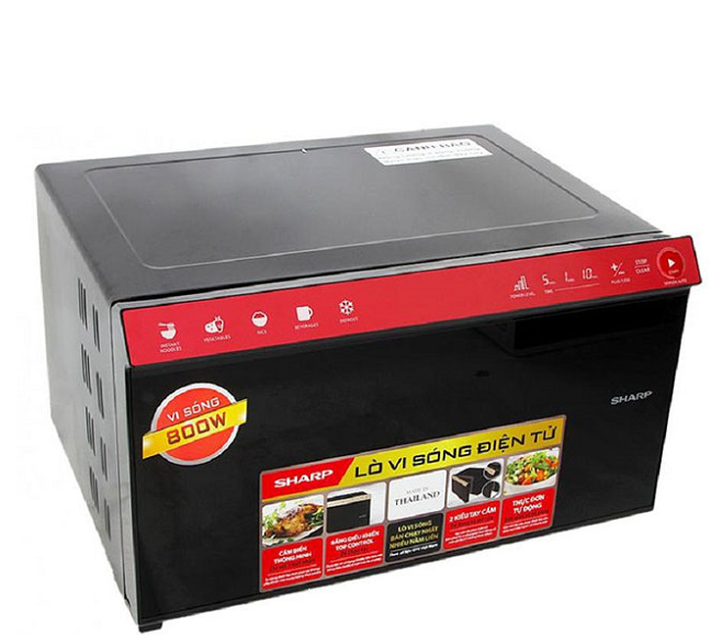 Lò Vi Sóng Điện Tử Sharp R-29D2(R/G)VN - 22L (Chọn màu)
