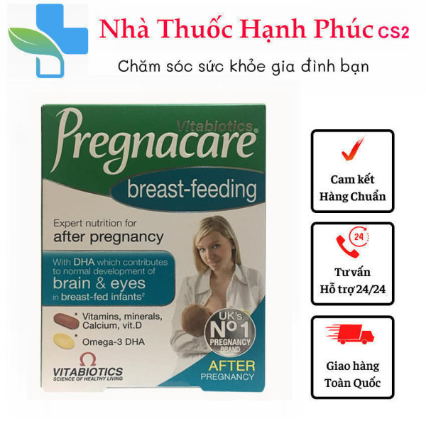 Vitamin Tổng Hợp Bầu của Anh  Pregnacare Sau sinh