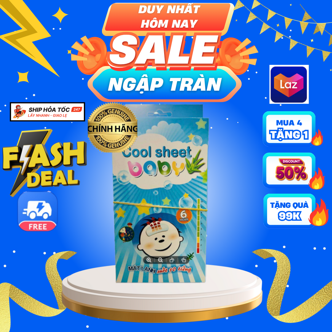 Miếng dán hạ sốt Cool Sheet Baby