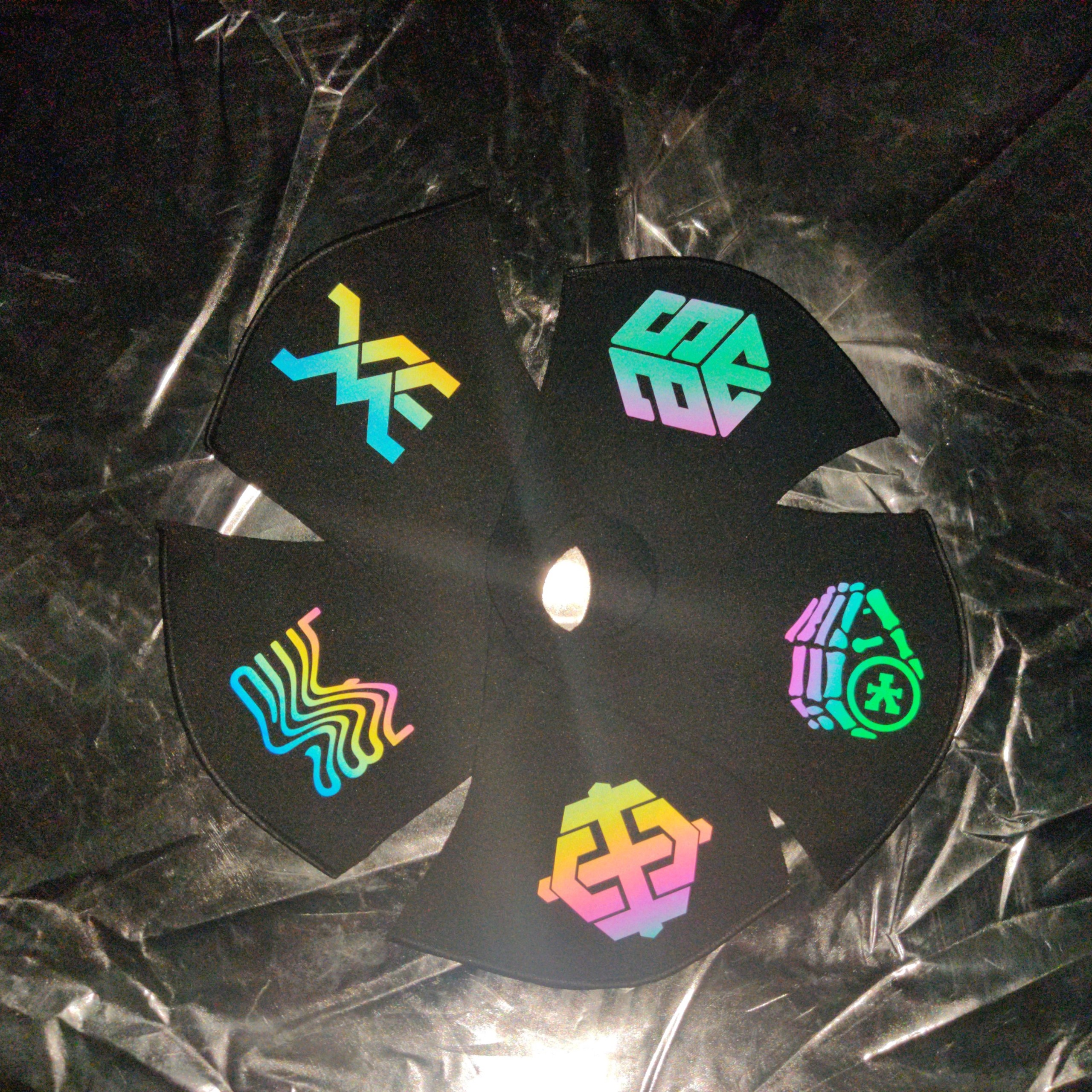 [HCM]Khẩu trang vải su UMAD Combo 5 cái v.2 phản quang 7 màu 3D form nam nữ vải poly 2 da kháng khuẩn