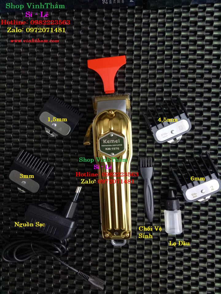 Tông đơ cắt tóc  Kemei Km1976 Gold