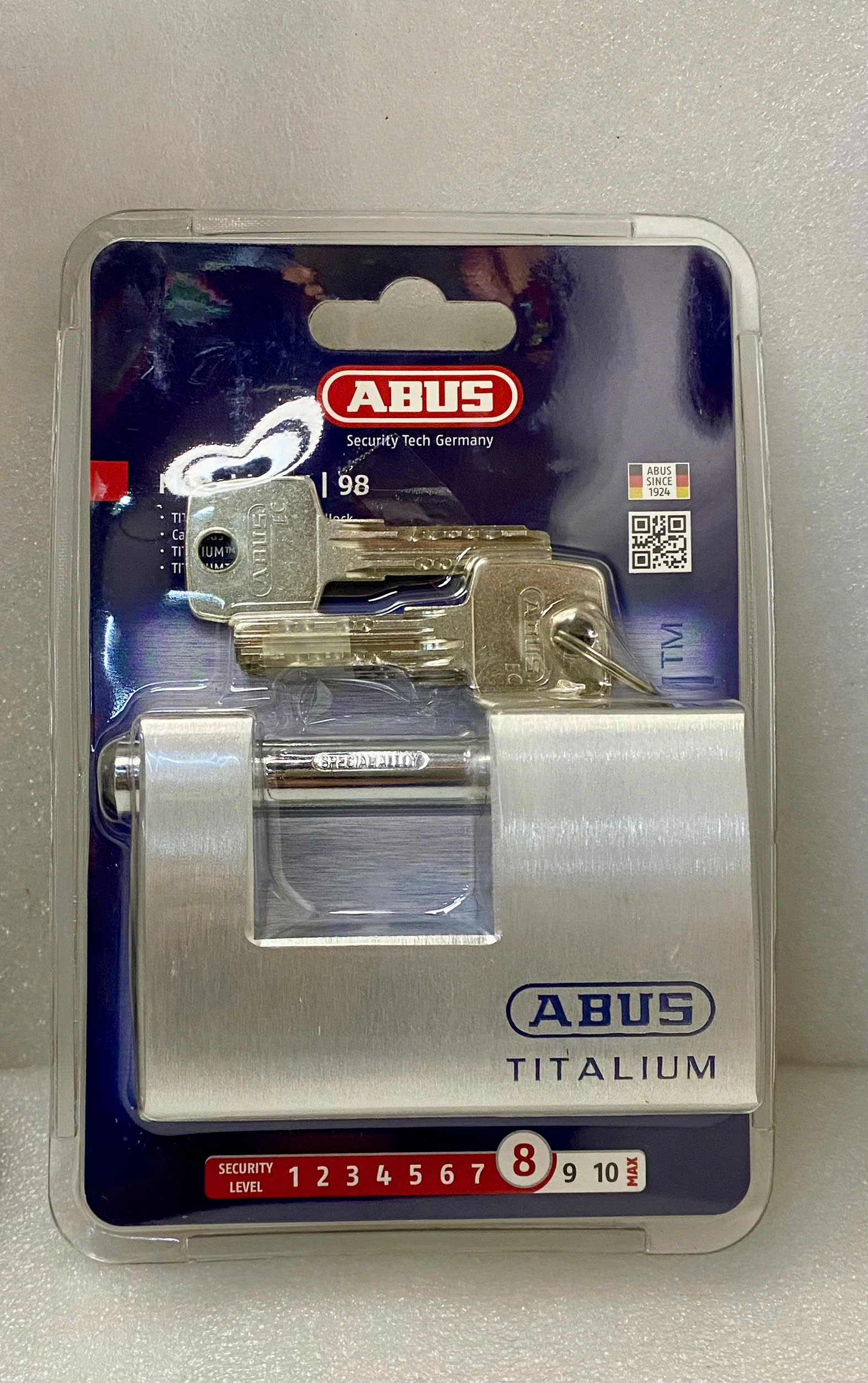 [HCM]ABUS 98TI/90 KHOÁ NGANG ABUS TITALIUM 98TI/90MM 4 CHÌA VI TÍNH CAO CẤP AN TOÀN BỀN CHẮC