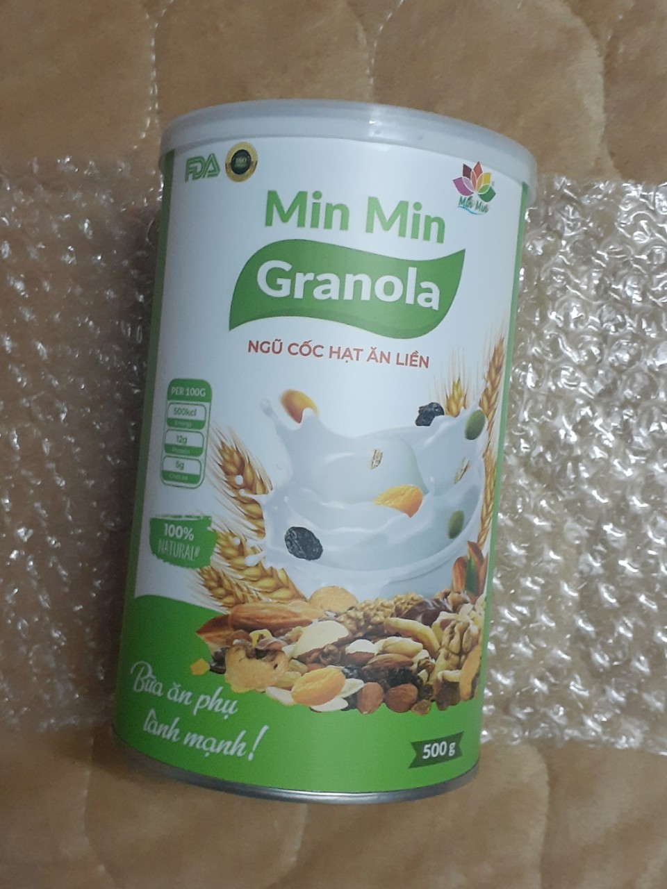 Min Min Granola_Ngũ cốc hạt Min Min Granola_500gr