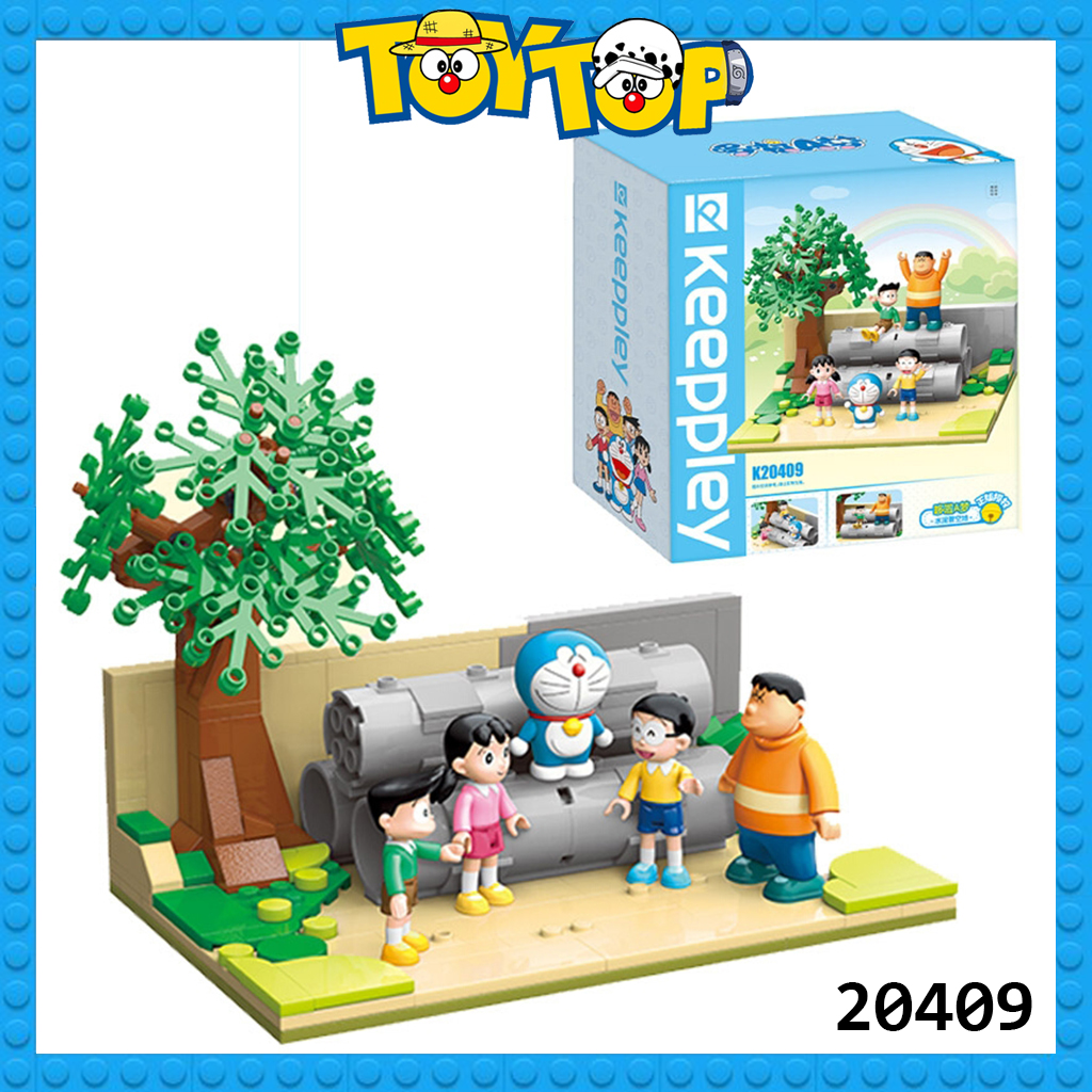 Đồ chơi mô hình Doremon lắp ráp Keeppley máy thời gian Doraemon K20401, căn phòng Doraemon Nobita K20402