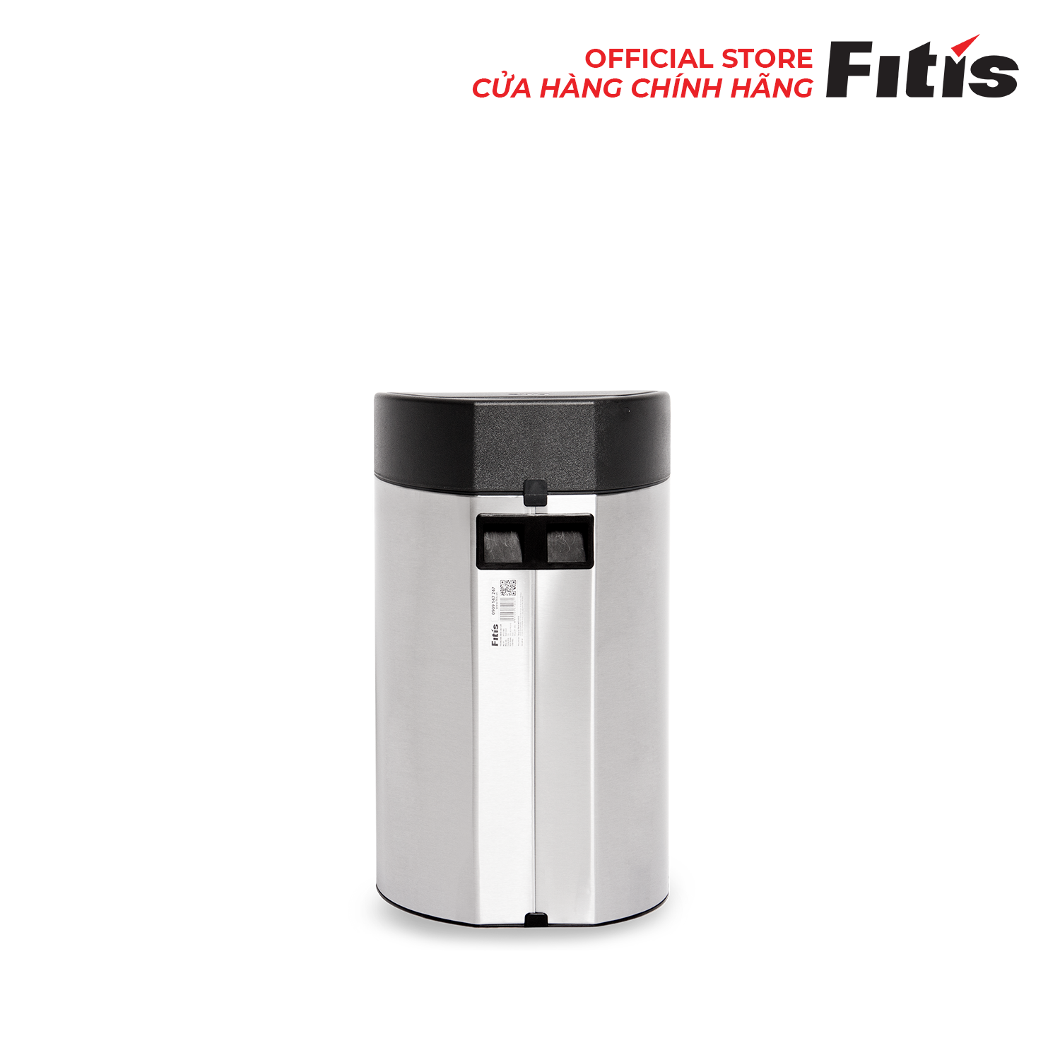 Thùng Rác Fitis Premium - Tròn Nhấn Thấp (12L)