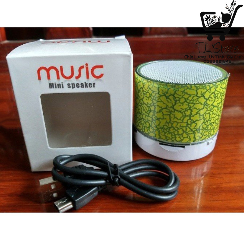 [HCM]Loa mini bluetooth có đèn led nháy theo nhạc