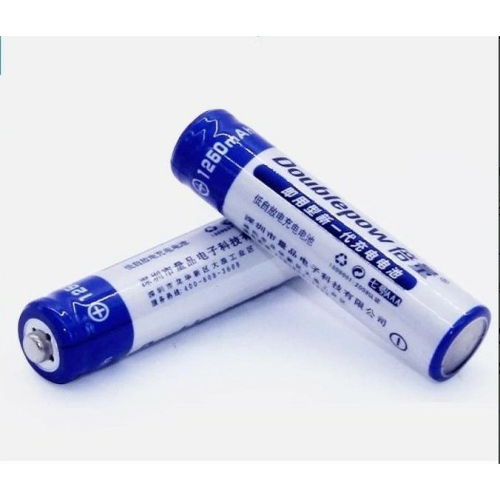 Pin sạc AAA Doublepow (Bộ 4 Pin AAA 1250mAh)