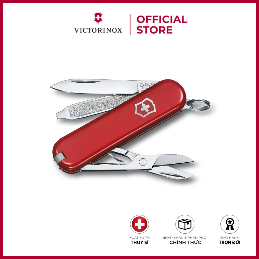 BÁO GIÁ Dao Làm Bếp Victorinox | Shopee Lazada Sendo Tiki mới nhất 62 Dao đa năng Victorinox Classic SD COLORS 58mm NEW 2021 with gift box