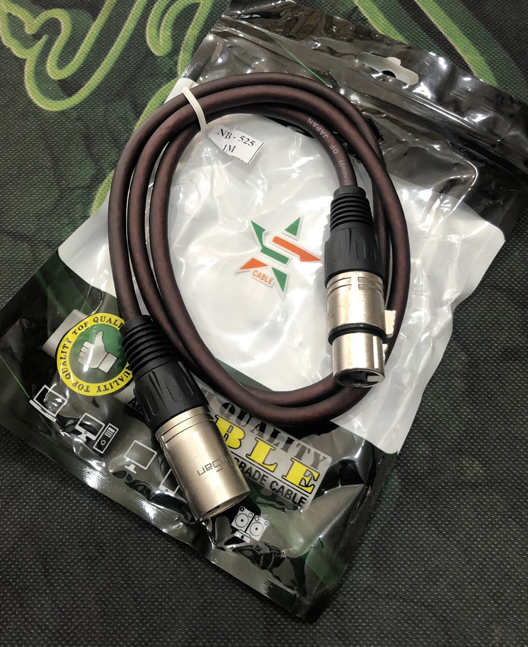 Dây Canon 1 đầu đực-1 đầu cái