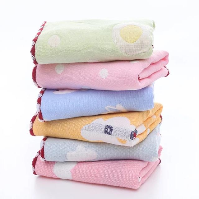 [HÀNG ĐẸP] Sét 10 Khăn Sữa LEE LEE 6 Lớp