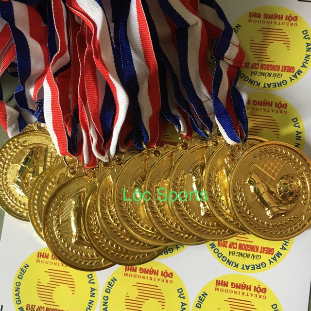 Combo 30 huy chương. 10 vàng, 10 bạc, 10 đồng.