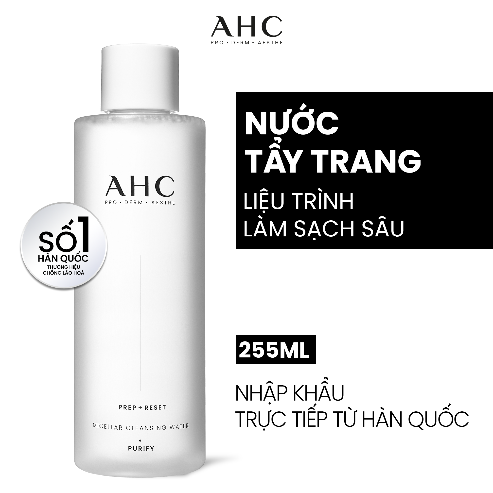 Nước Tẩy Trang Dịu Nhẹ PREP + RESET…