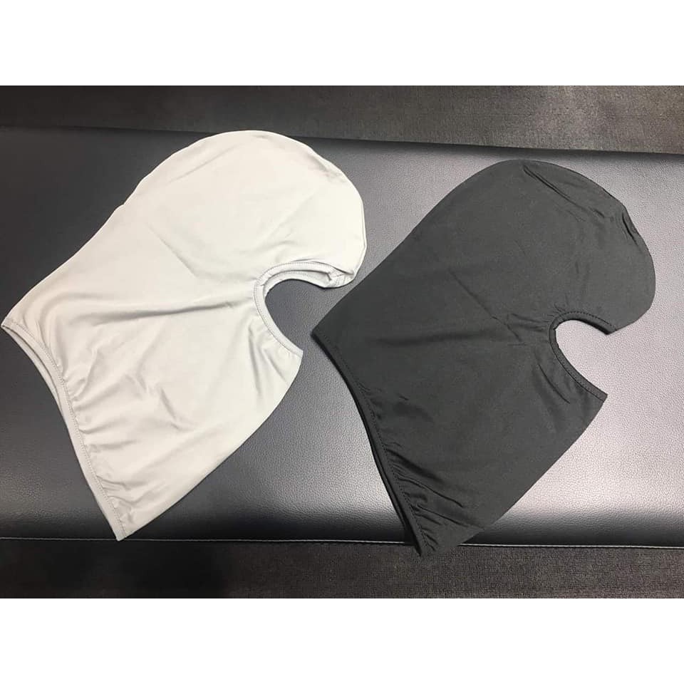 COMBO 2 KHĂN TRÙM ĐẦU NINJA 2 MÀU XÁM & ĐEN