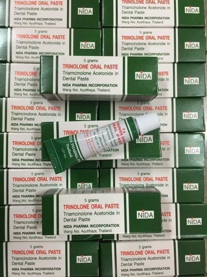 Kem Bôi Nhiệt Miệng Trinolone Oral Paste Thái Lan
