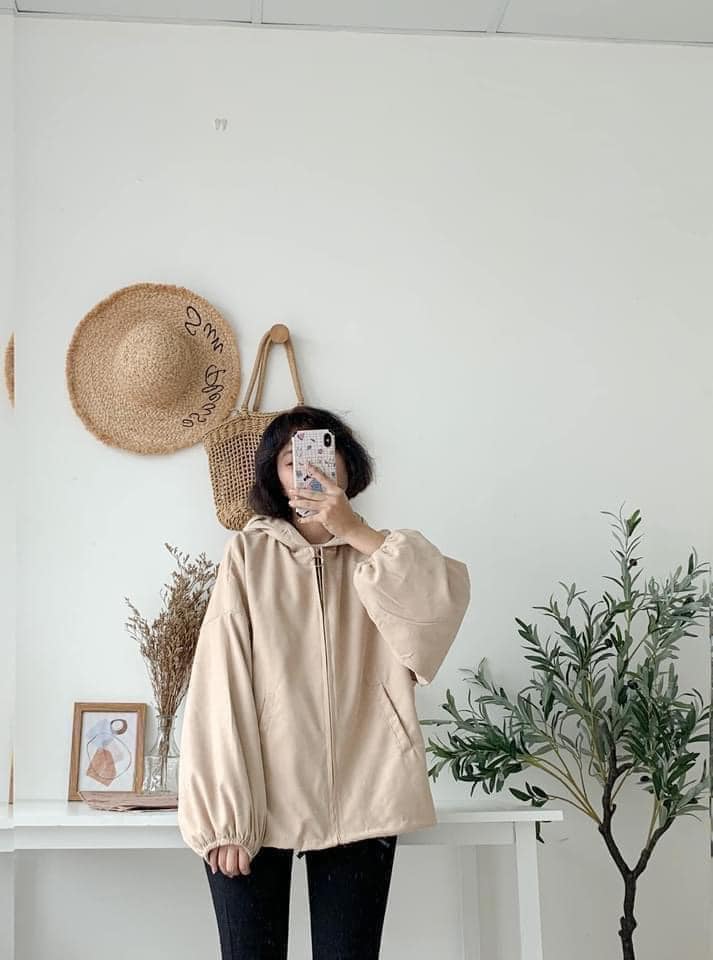 ÁO KHOÁC NỈ DÀY BO TAY 2 LỚP