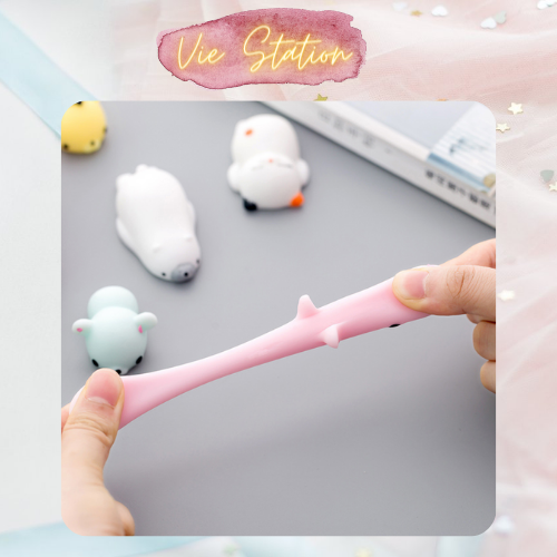 Combo 05 Squishy Mochi - Đồ chơi thú dẻo cực dễ thương (mẫu ngẫu nhiên)