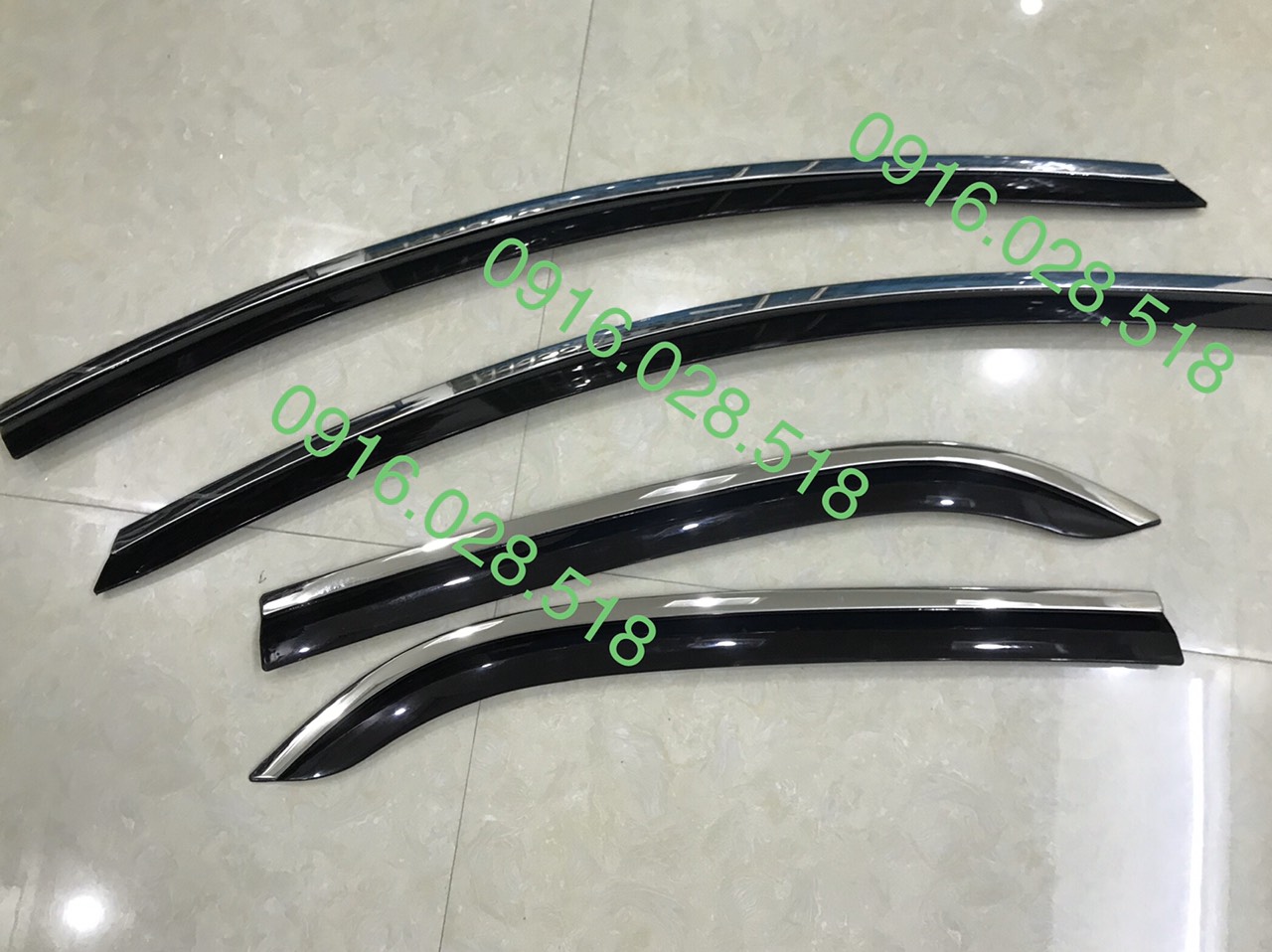 Vè che mưa kia morning 2012-2020 chỉ inox cao cấp
