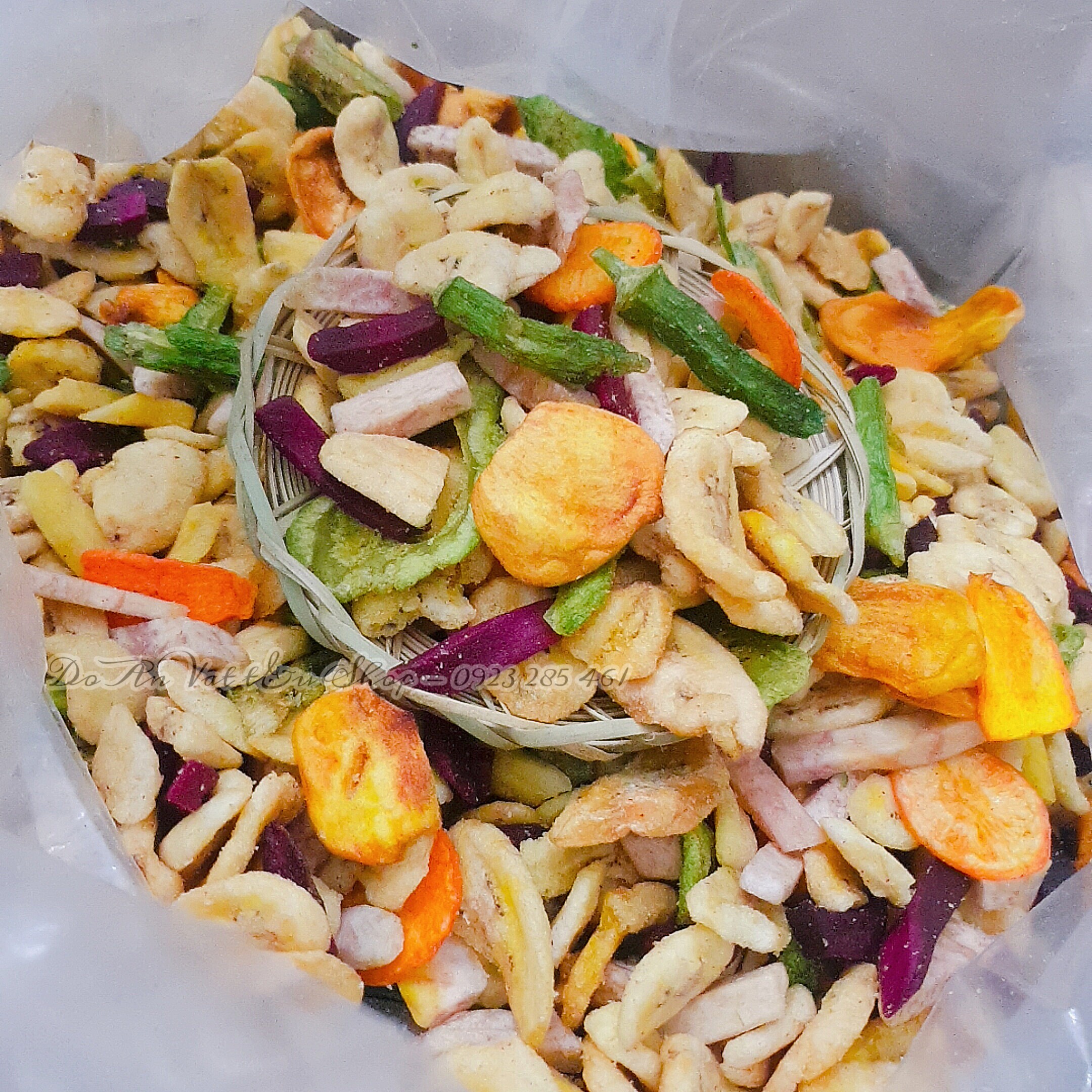 [HCM]500gr-Trái Cây - Rau Củ Sấy Vụn Thập Cẩm