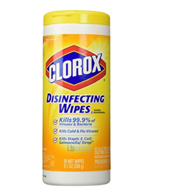 Khăn Lau Khử Trùng Hương Chanh Clorox 35 Wipes