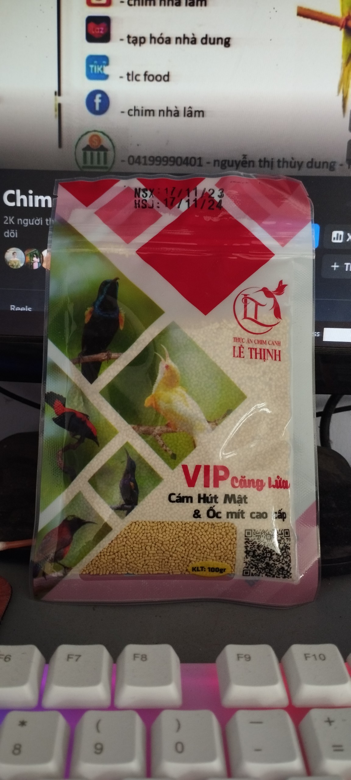 combo 10 gói cám hút mật lê thịnh vip