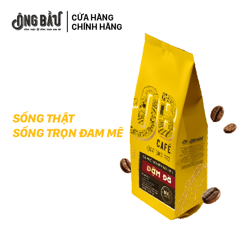 Thùng 8 Túi Ông Bầu Cà Phê Nguyên Hạt Đậm Đà OB1 - 1 KG