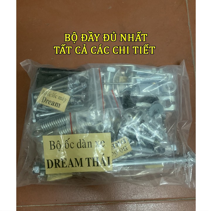 Bộ ốc xe Dream Thái hàng loại 1