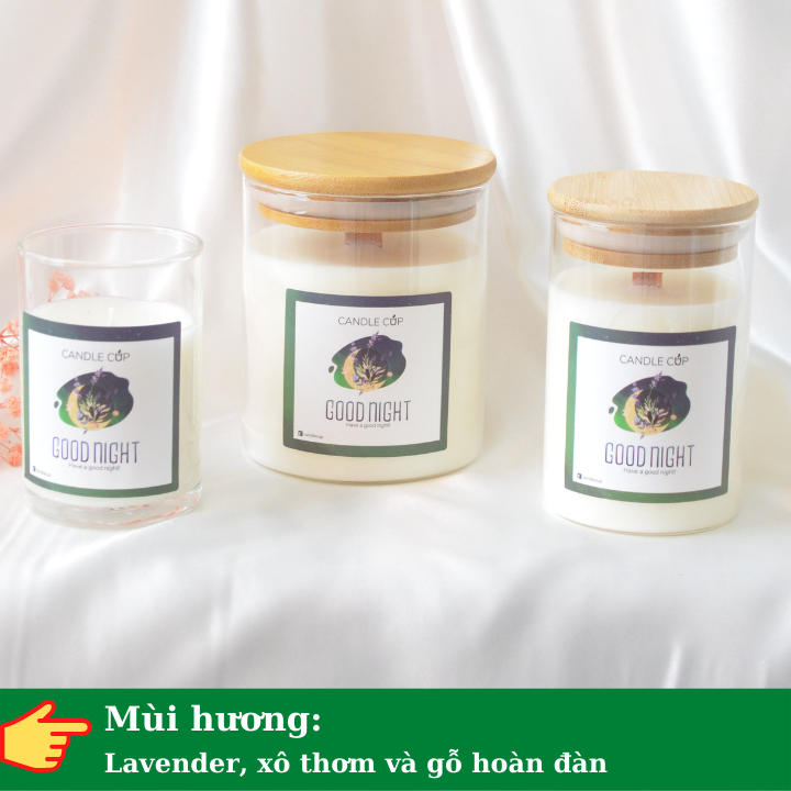 Nến Thơm phòng AGAYA Candle Cup - Mùi GOODNIGHT