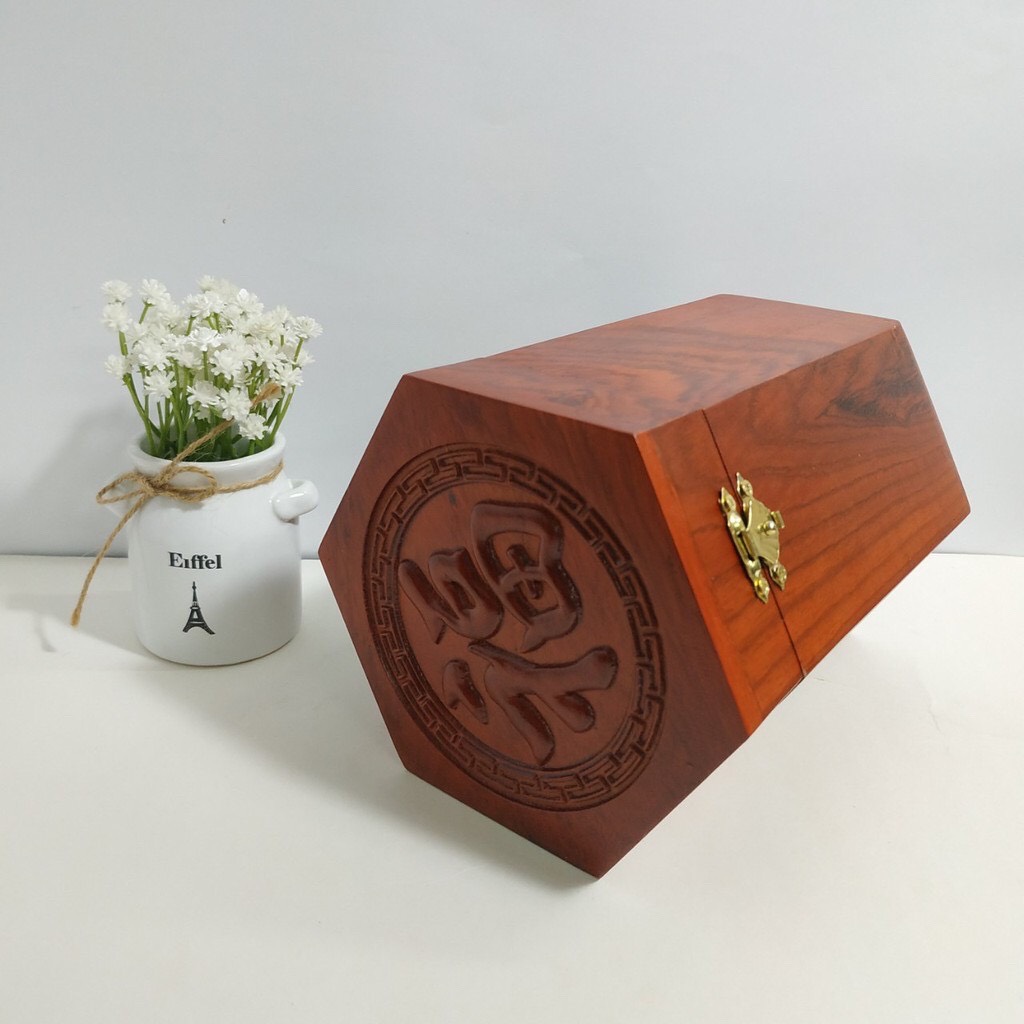 Hộp Đựng Chè Gỗ Hương Cao Cấp