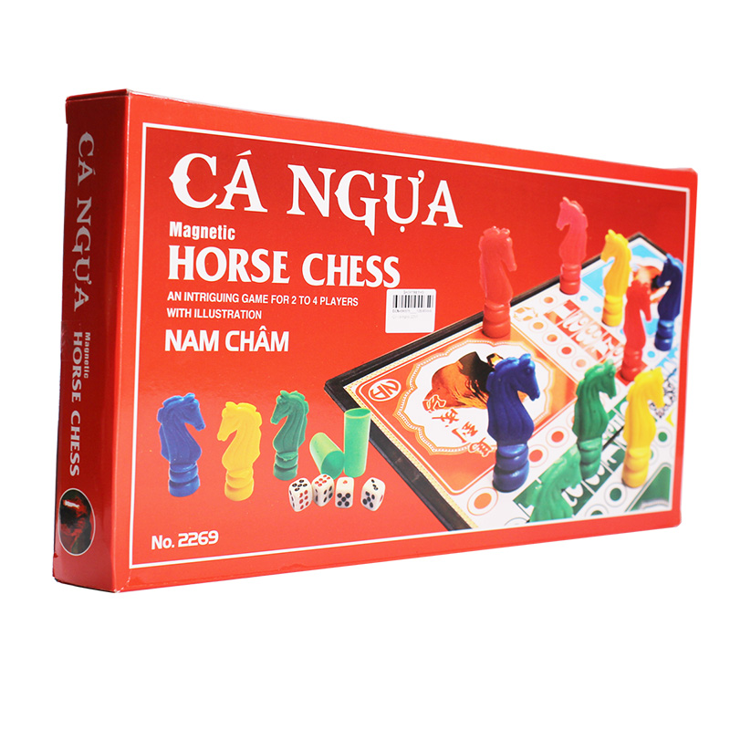 (Freeship) Bộ cờ cá ngựa nam châm Cao Cấp Nguyệt anh No.2268 size To 35x35cm Bền Đẹp, không bị xô khi chơi, nhựa abs an toàn không độc hại