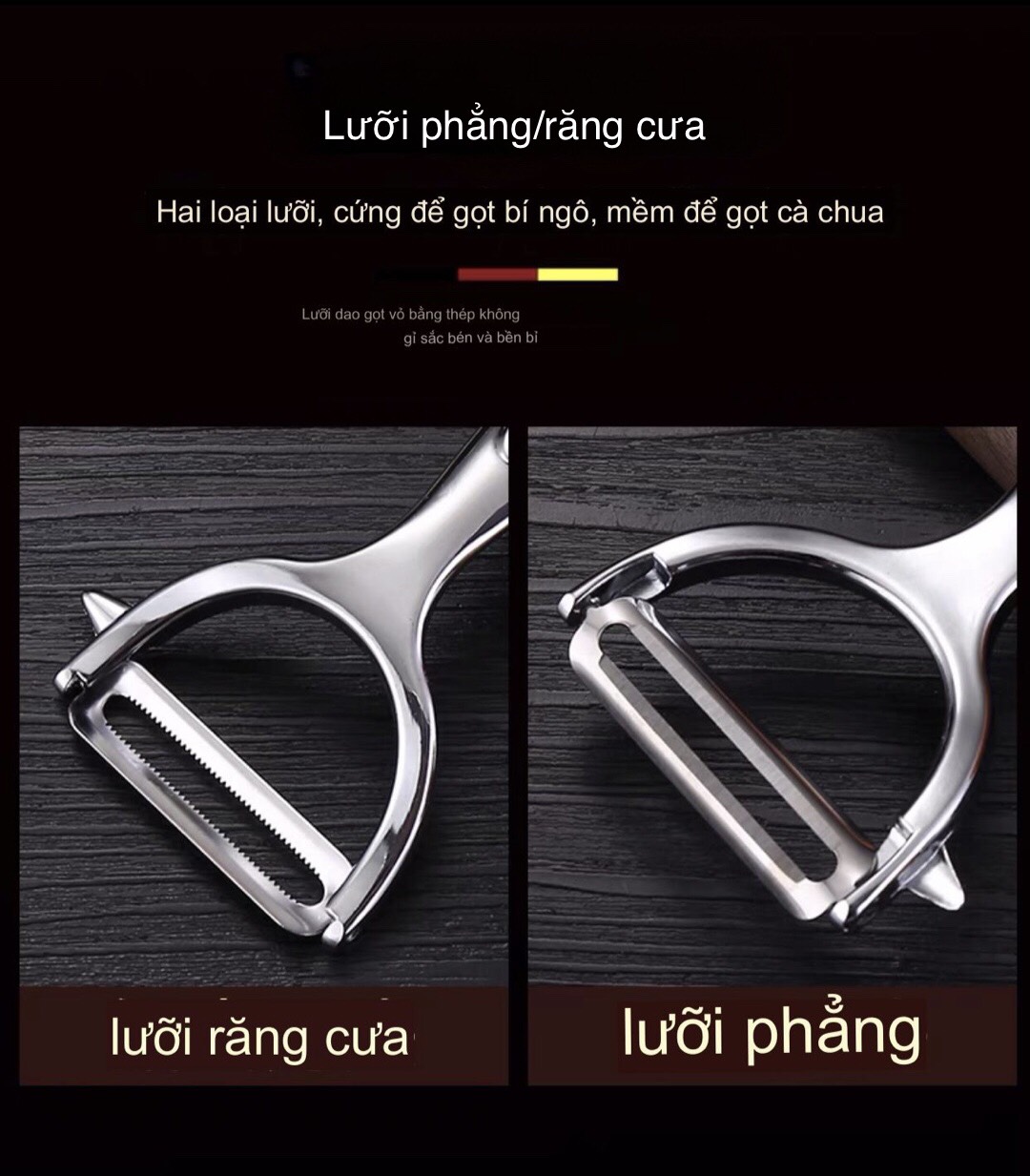 Dao bào 2 lưỡi