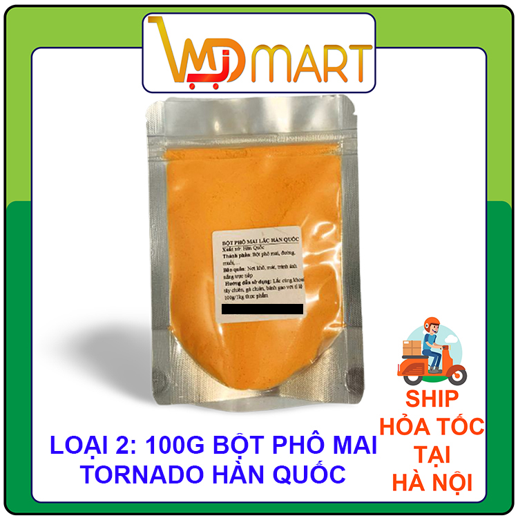 Bột phô mai lắc Hàn quốc gói 100g