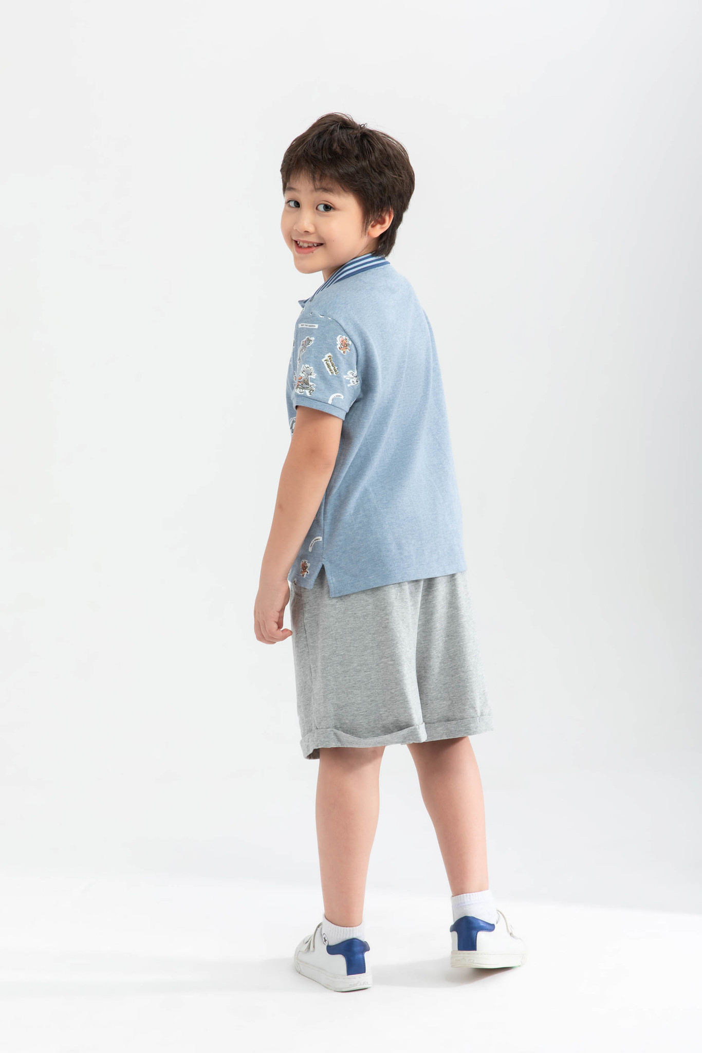 Quần bé trai thiết kế IVY moda MS 21K1213