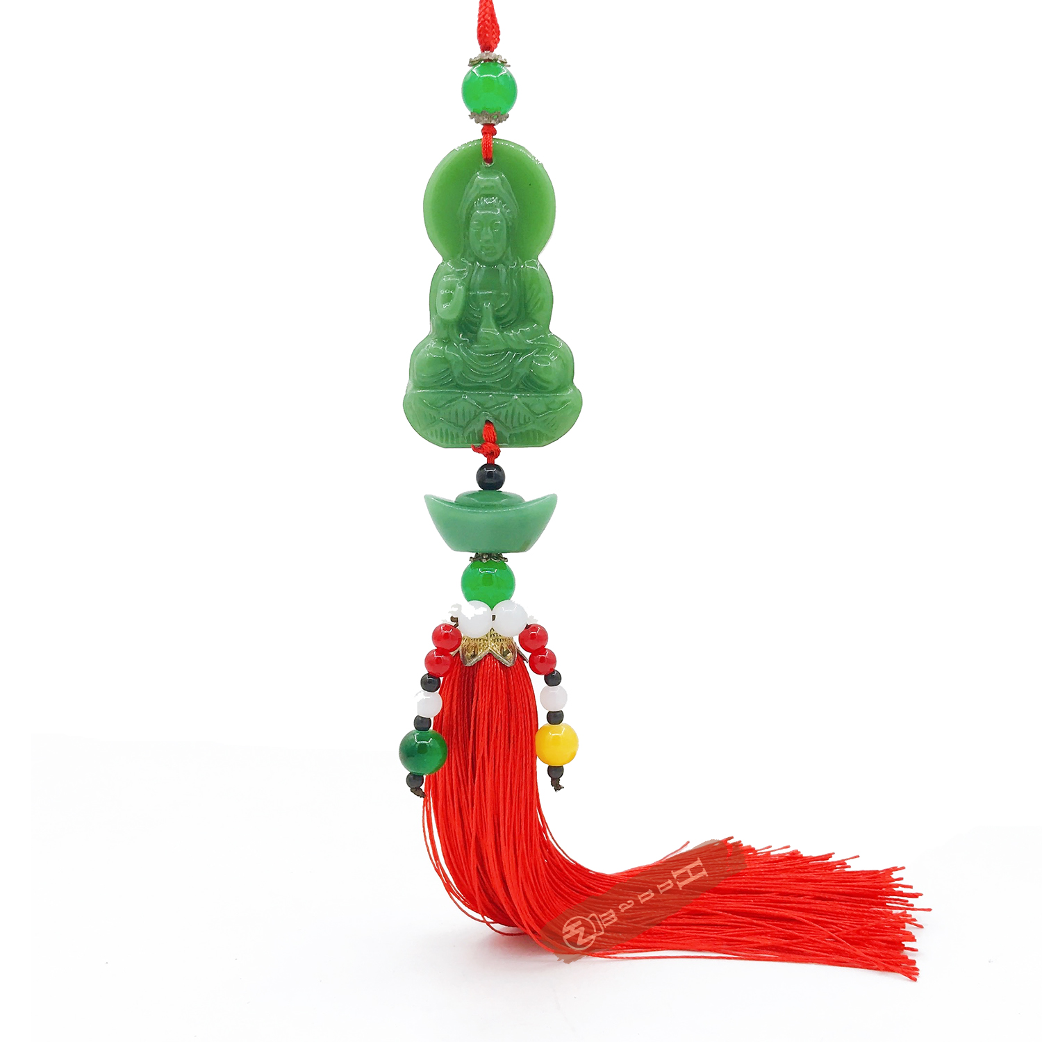 Dây Treo Xe Phong Thủy oto mặt phật Quán Thế Âm Bồ Tát Thỏi Vàng - Hóa giải khí xấu và mang lại sự bảo vệ cho chủ nhân xe