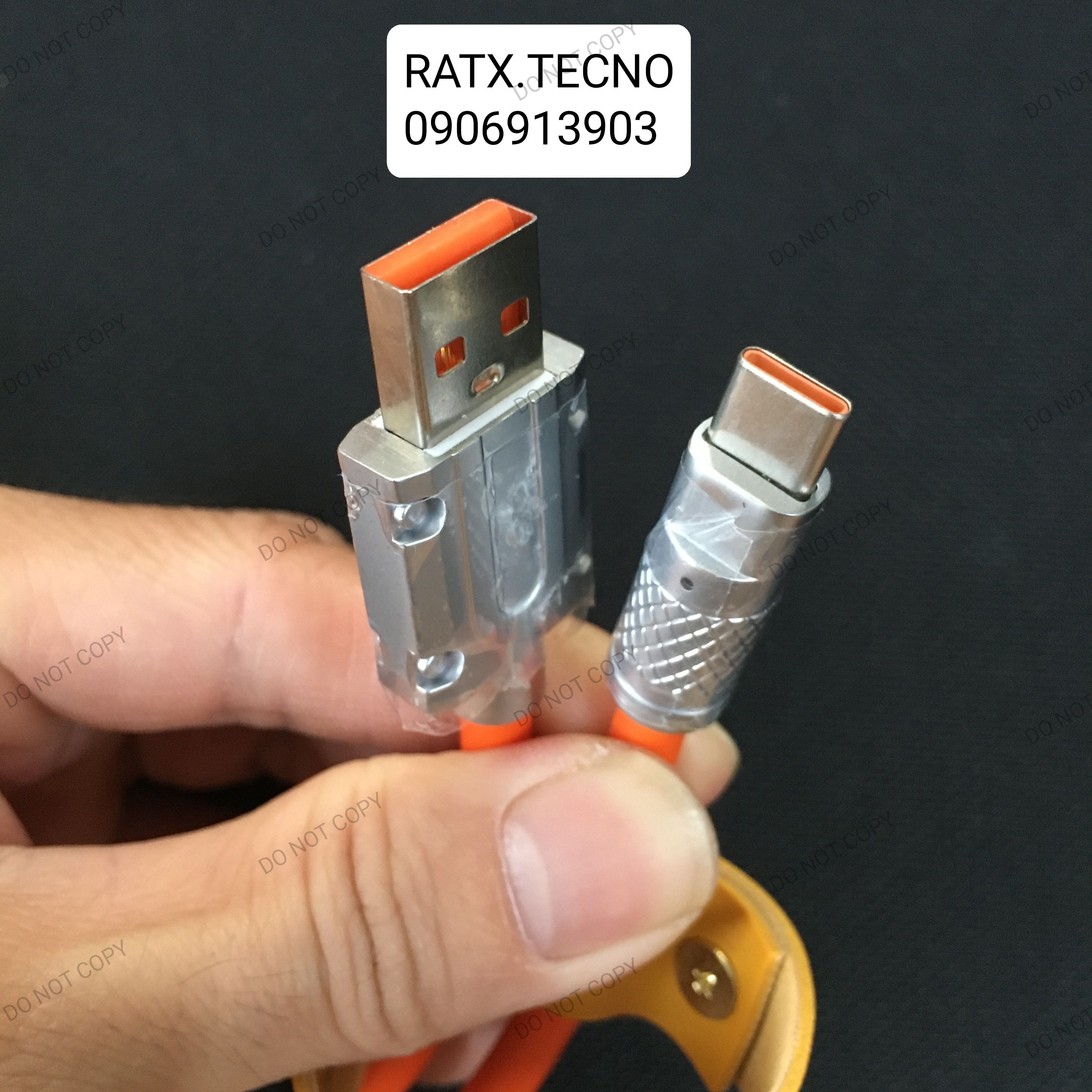 DÂY CÁP SẠC NHANH 120W PD USB TO TYPE-C