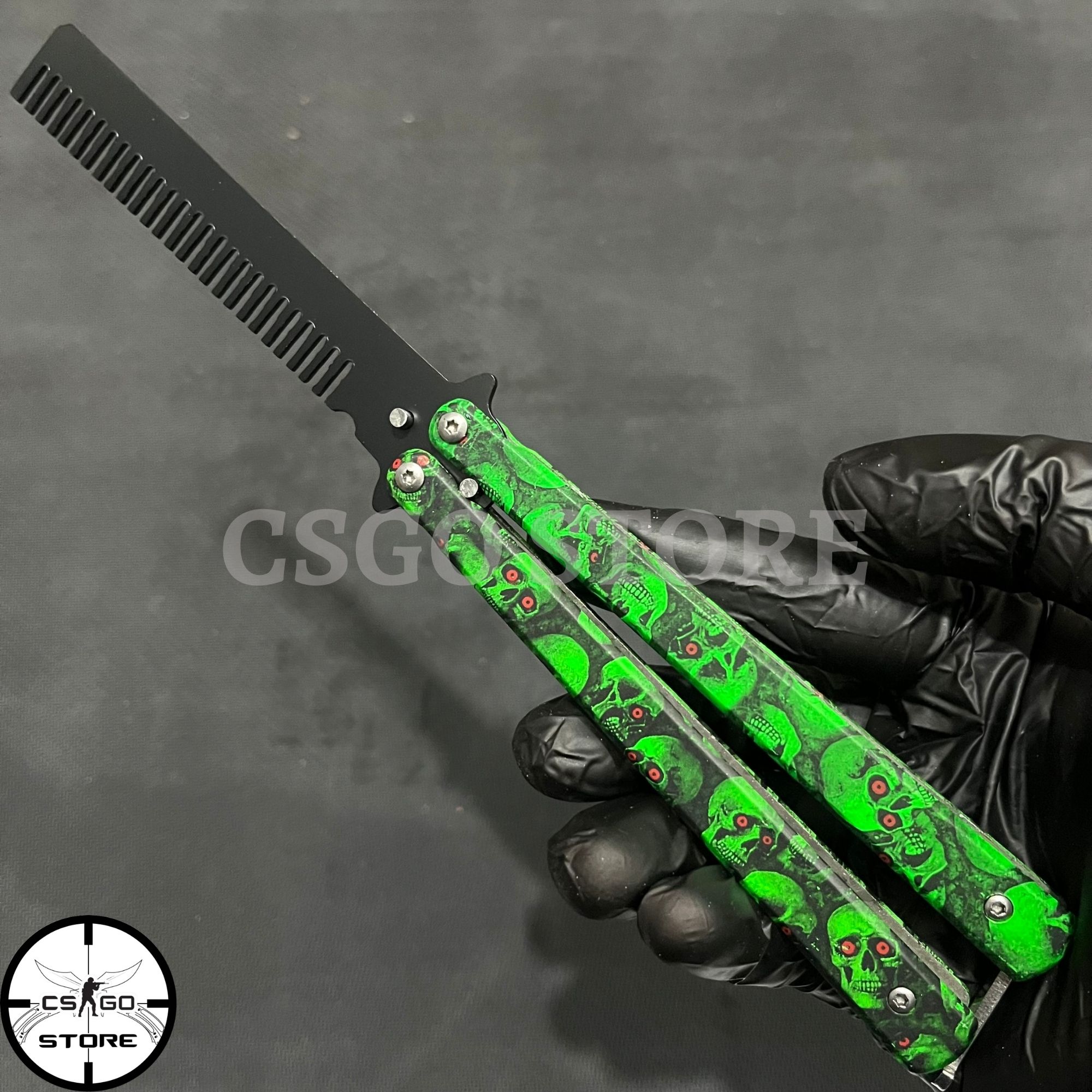 Lược thép gấp gọn chải tóc cán ghép tại Csgo Store