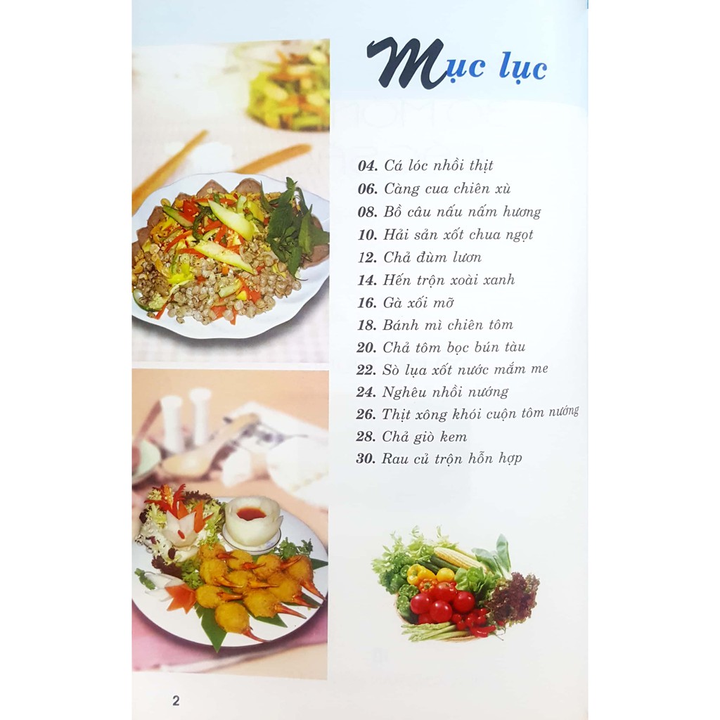 Sách - 30 Món Ăn Đặc Sắc (Đỗ Kim Trung)(VT)