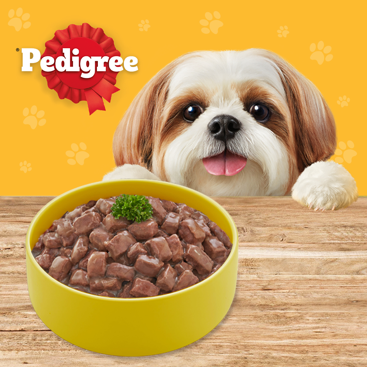 Bộ 12 Túi Thức Ăn Cho Chó Lớn PEDIGREE Dạng Sốt 130g.