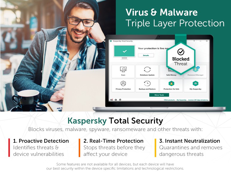 Phần mềm diệt virus Kaspersky Total Security
