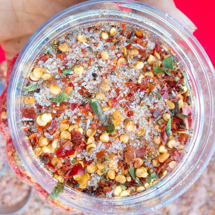 2 HŨ MUỖI CHẨM CHÉO KHÔ [ĐẶC SẢN] TÂY BẮC (250G/HŨ)