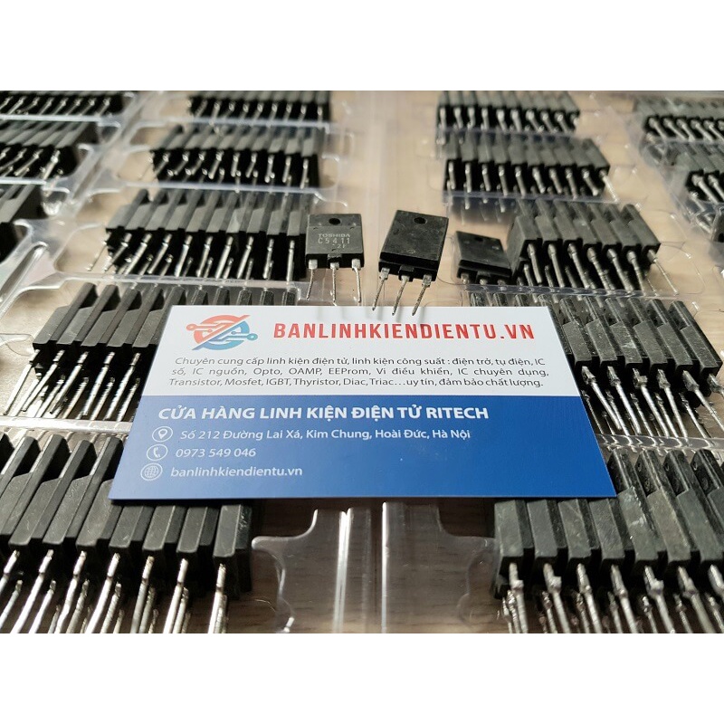 [Combo 5 chiếc] C5411 2SC5411 Transistor NPN 600V-14A TO-3P (tháo máy)