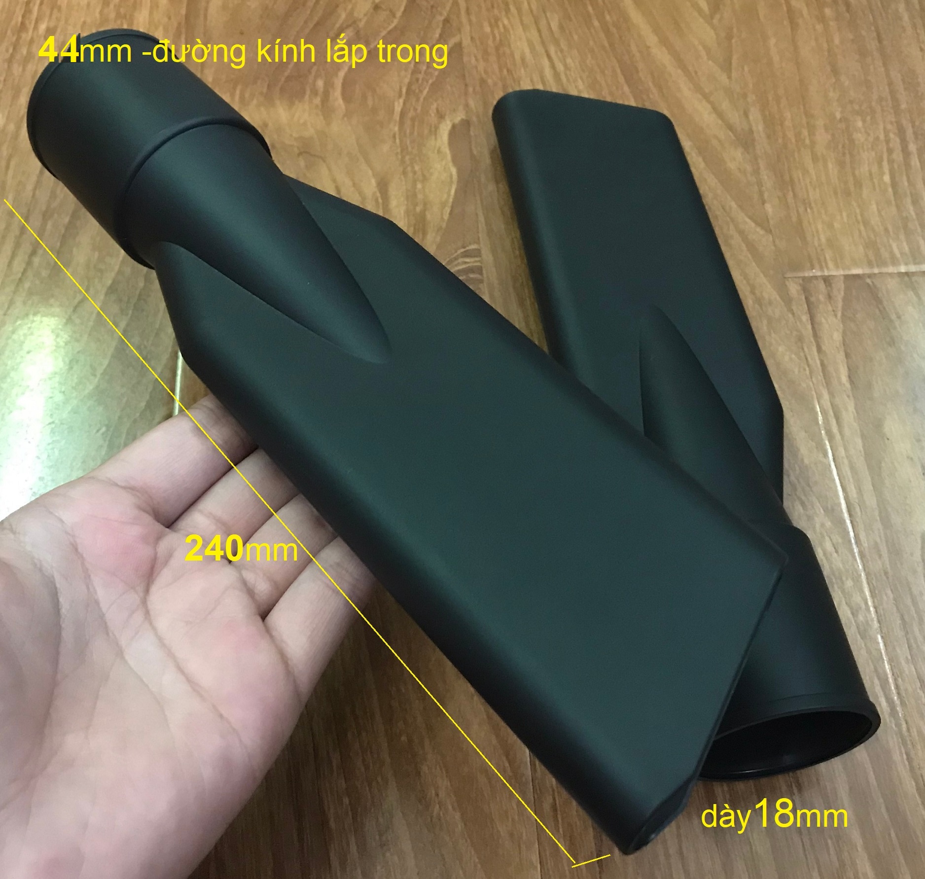 Đầu ống hút góc, khe - dầu hút bụi dẹt cho máy hút bụi gia đình, công nghiệp