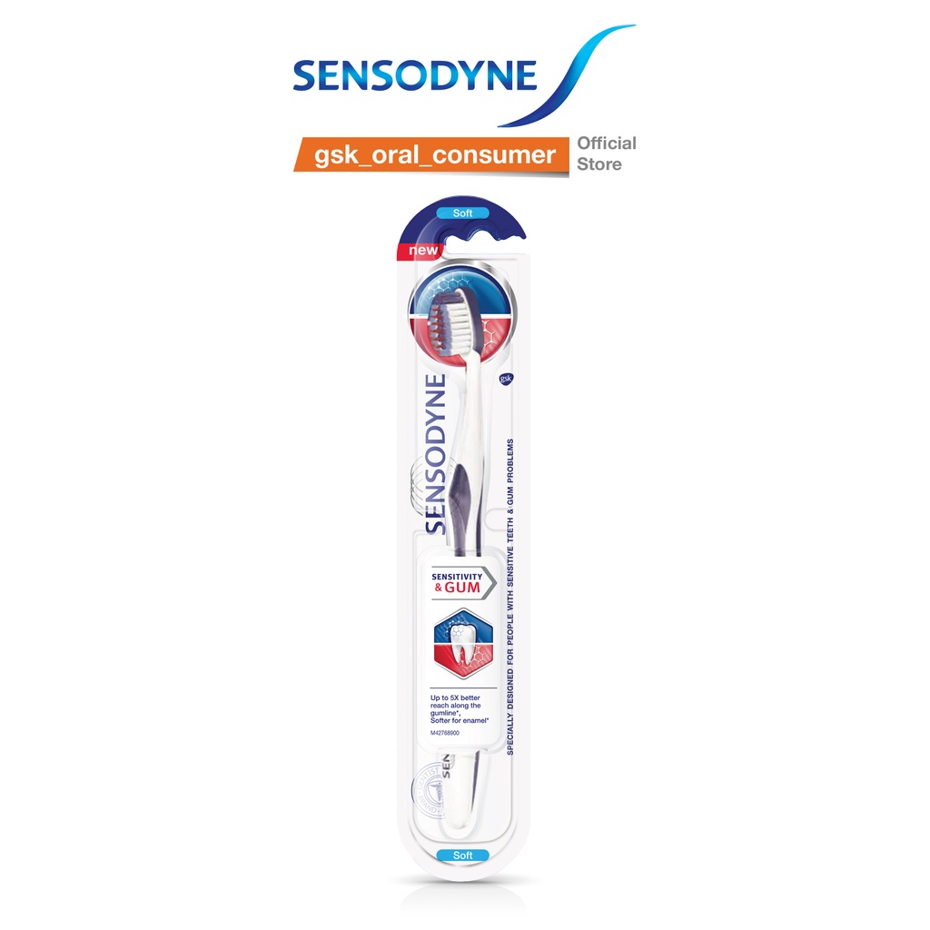 Bàn chải đánh răng Sensodyne Sensitivity & Gum - Dành cho răng ê buốt